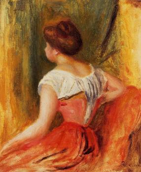 皮埃爾 奧古斯特 雷諾阿 Seated Young Woman 皮埃爾 奧古斯特 雷諾阿 Seated Young Woman